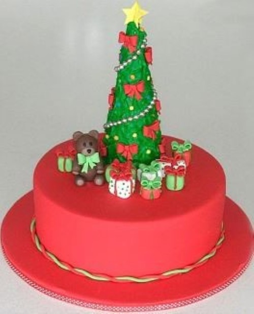 تزیین کاپ کیک برای کریسمس